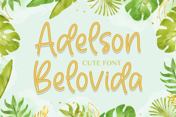 Adelson Belovida: A Modern Script Font for Web Design