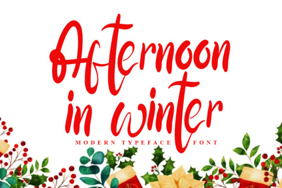 Afternoon in Winter: A Dreamy Script Font Review