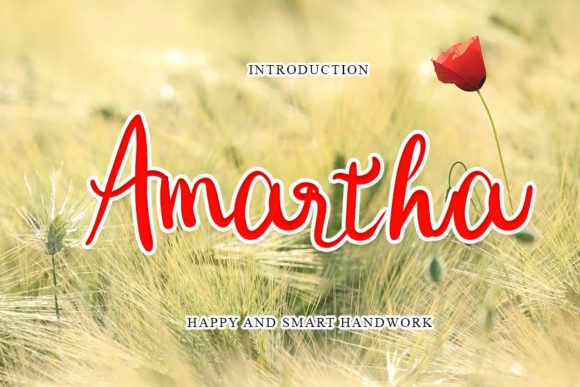 Amartha: A Versatile Script Font for Modern Web Design