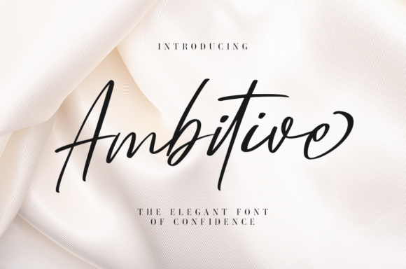 Ambitive: The Elegant Script Font for Your Brand