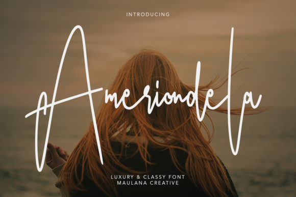 Ameriondela: A Luxurious Script Font for Campaigns