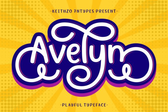 Avelyn: A Script Handwritten Font for Makers
