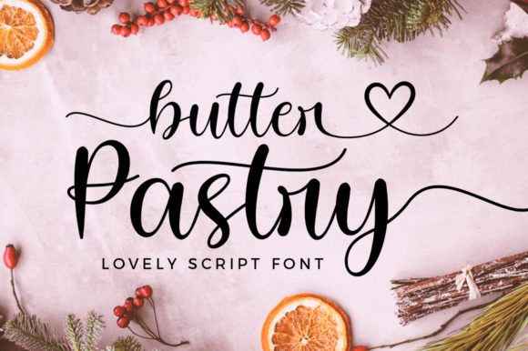 Butter Pastry: A Romantic Script Font for Business