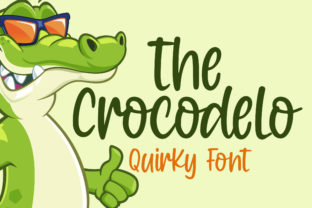 Crocodelo: A Quirky Script Font for Editorial Design