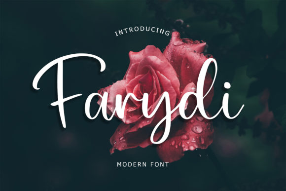 Farydi: A Modern Script Font for Elegant Editorial Design