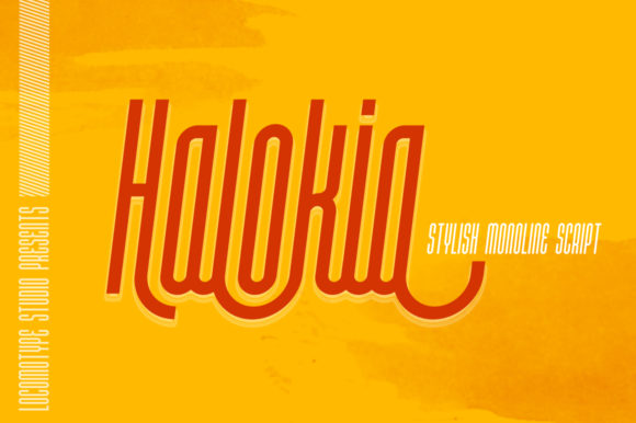 Halokia: A Vintage Script Font for Branding
