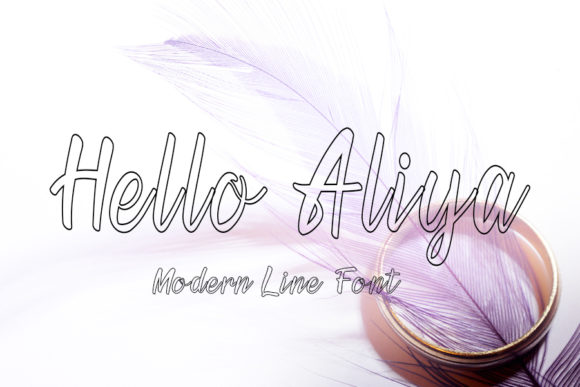 Hello Aliya: A Playful Script Font for Campaigns