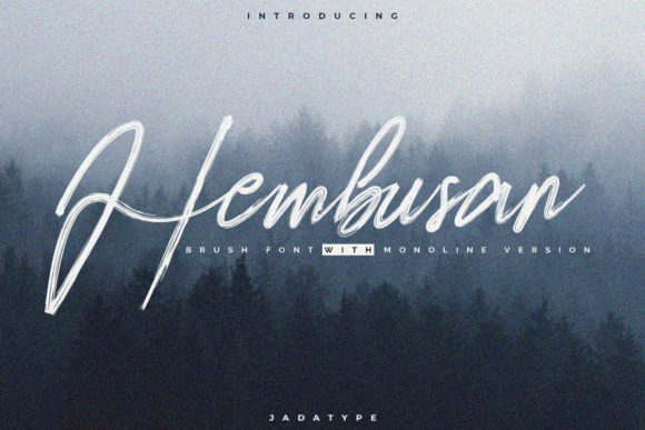 Hembusan: A Modern Script Handwritten Font for Campaigns