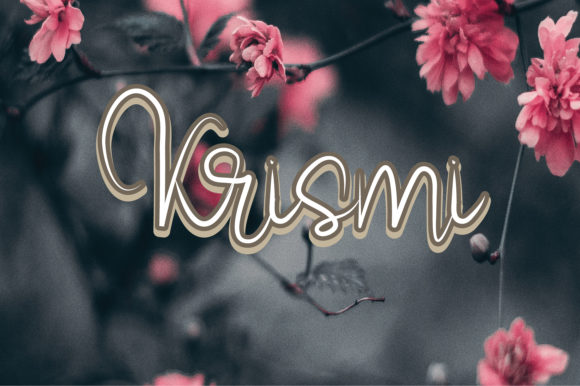 Krismi: A Delicate Script Font for Marketers