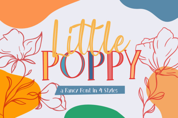 Little Poppy: A Joyful Duo Font for Creative Campaigns