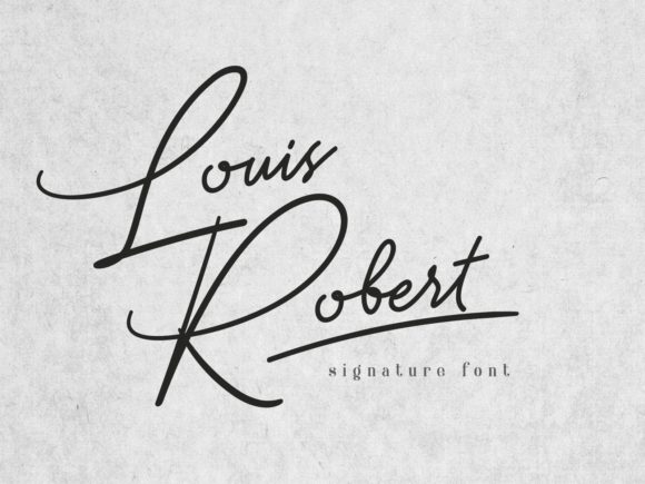 Louis Robert: The Elegant Script Font for Crafters