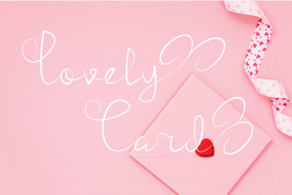 Lovely Card: A Romantic Script Font for Web Design