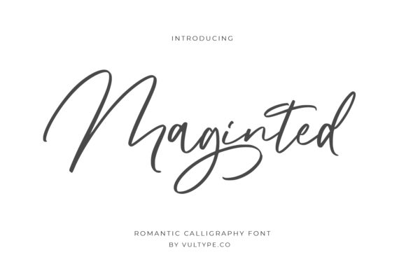 Maginted: A Stylish Script Font for Your Brand