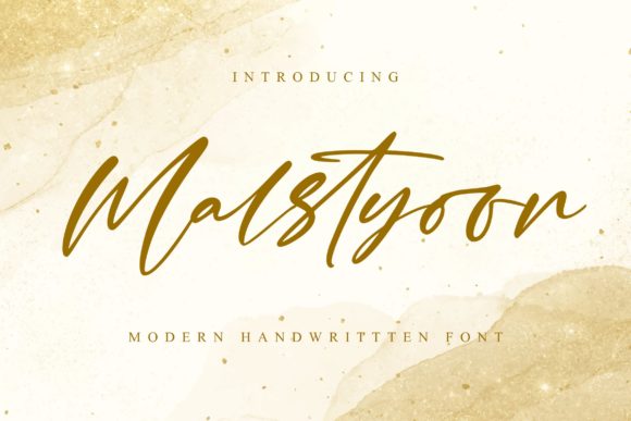 Malstyoor: A Modern Script Font for Marketers