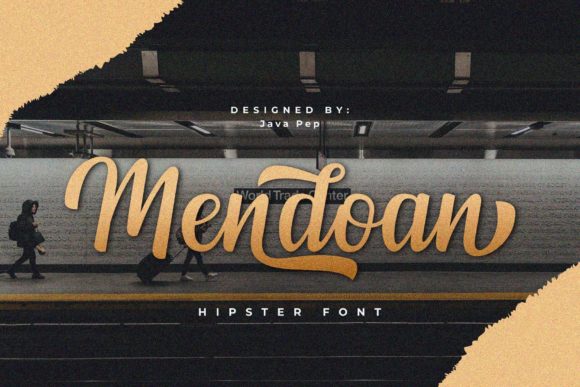 Mendoan: A Vintage Script Font for Modern Web Design