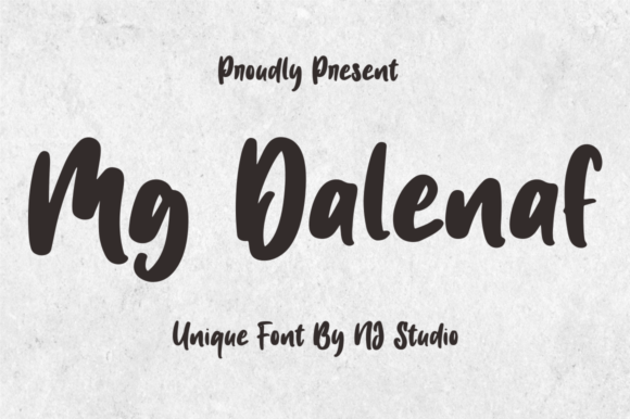 Mg Dalenaf: A Romantic Script Font for Editorial Design