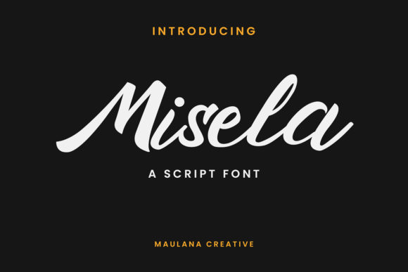 Misela: A Beautiful Script Font for Editorial Design