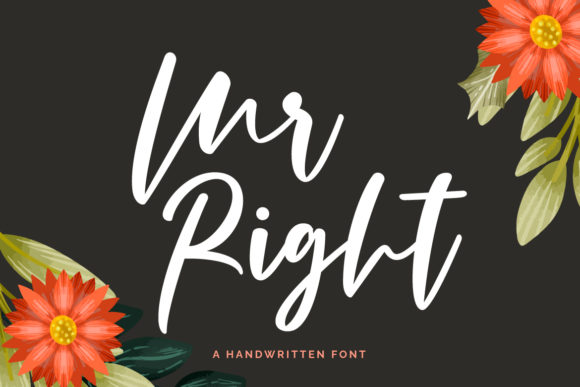 Mr Right: A Bold Script Font for Makers
