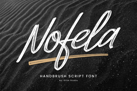 Nofela: A Bold Brushed Script Font for Business