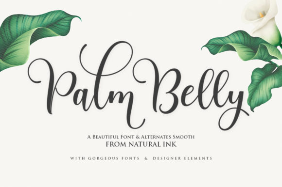Palm Belly: The Modern Calligraphy Font for Crafters
