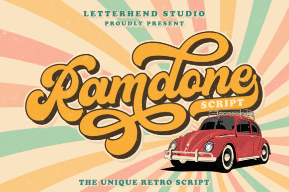 Ramdone: A Retro Bold Script for Branding