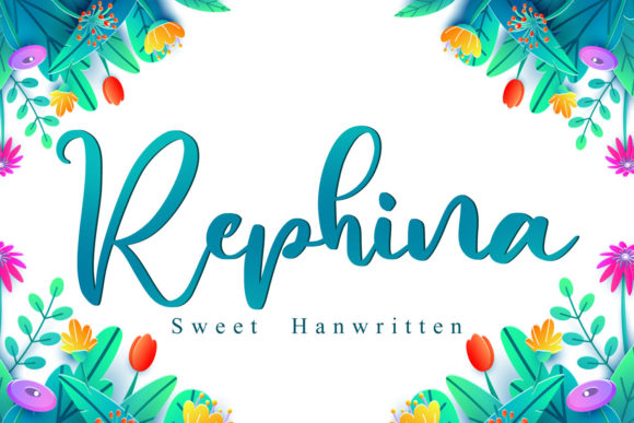 Rephina: A Modern Script Font for Brand Campaigns