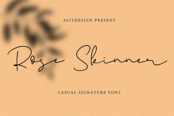 Rose Skinner: A Romantic Script Font for Branding