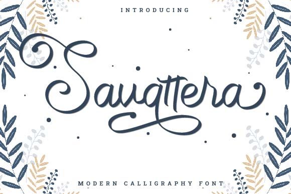 Savattera: A Sophisticated Script Font for Business Branding