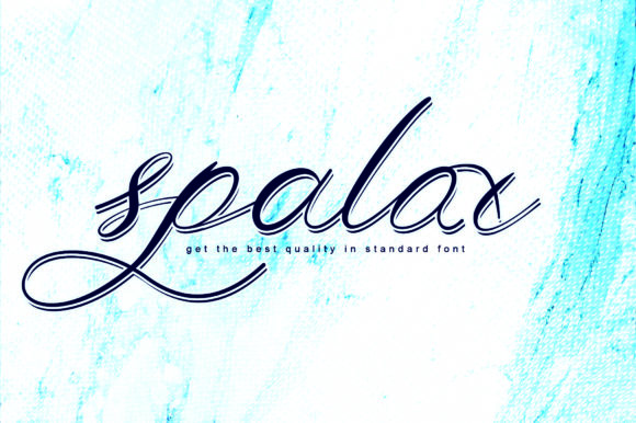 Spalox: A Smooth Script Font for Branding