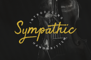 Sympathic: A Playful Script Font for Brand Identity