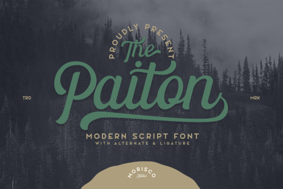 The Paiton: A Vintage Script for Romantic Design