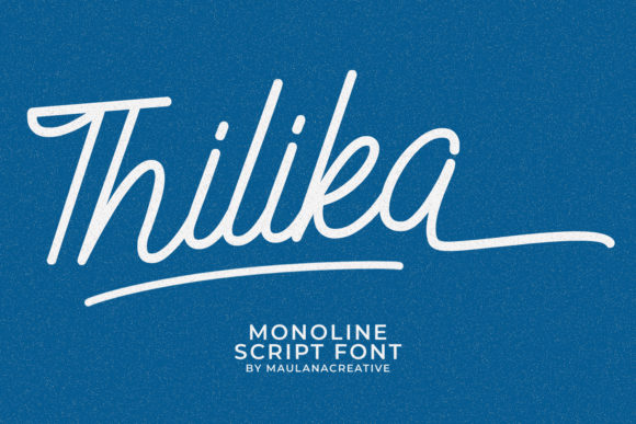 Thilika: The Elegant Script Font for Crafters