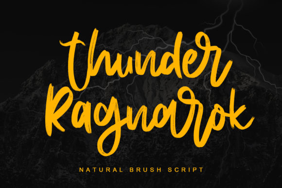 Thunder Ragnarok: A Maker's Review of This Modern Script Font